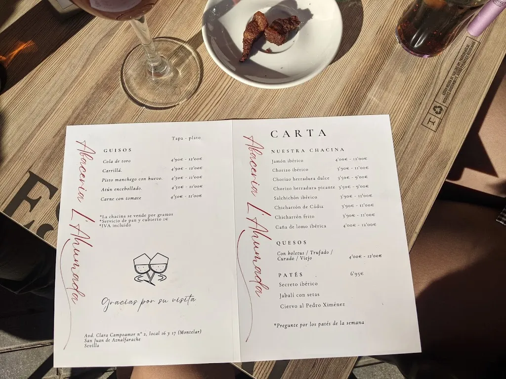 Menu_Abaceria L'AHUMADA_San Juan de Aznalfarache_image_3