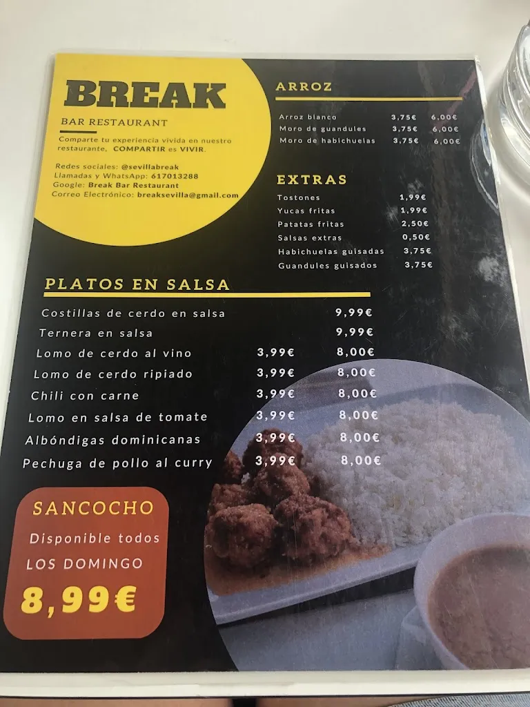 Menu_Break GastroBar_San Juan de Aznalfarache_image_1