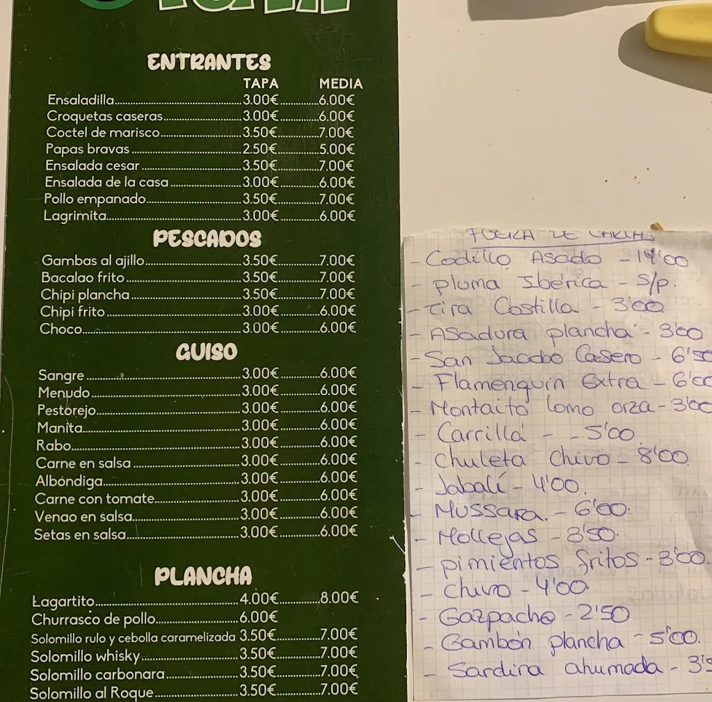 Menu_Bar Ancá Popeye_San Nicolás del Puerto_immagine_2