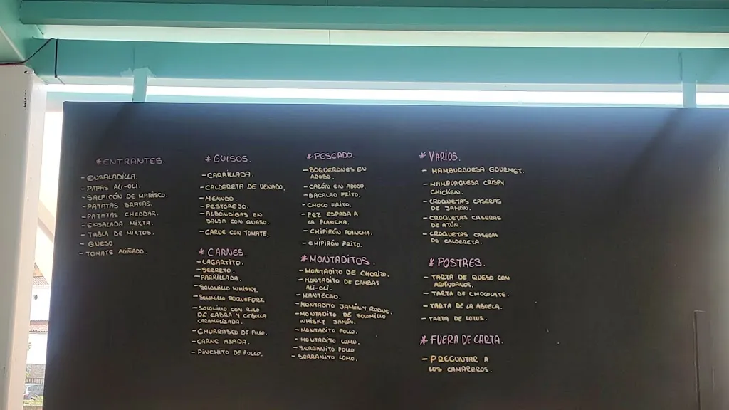 Menu_Chiringuito el bosque_San Nicolás del Puerto_immagine_1