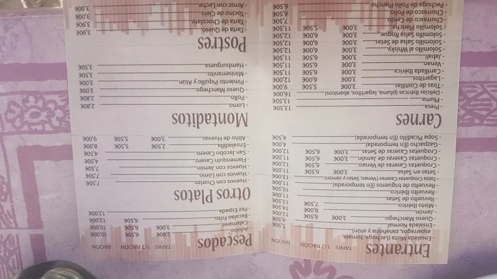 Menu_Bar la Plaza_San Nicolás del Puerto_image_3