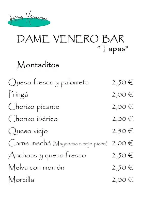 Menu_Dame Venero Bar_San Nicolás del Puerto_image_2