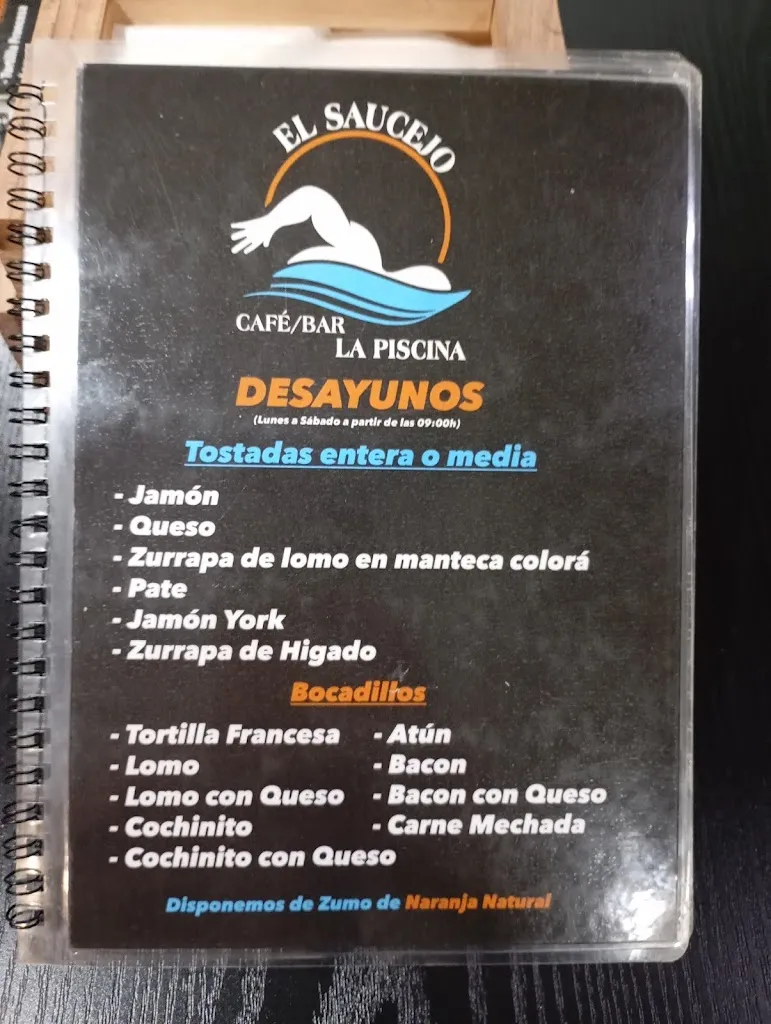 Menu_Café - Bar La Piscina_Saucejo El_image_3