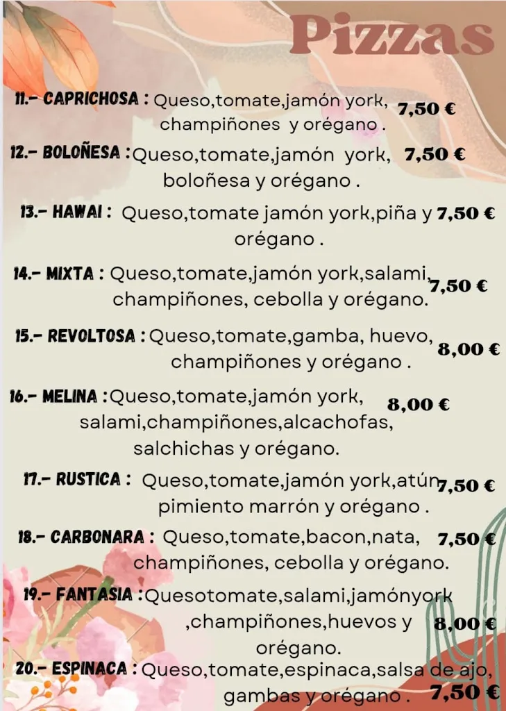 Menu_Pizzas A Todo Gas_Saucejo El_immagine_1