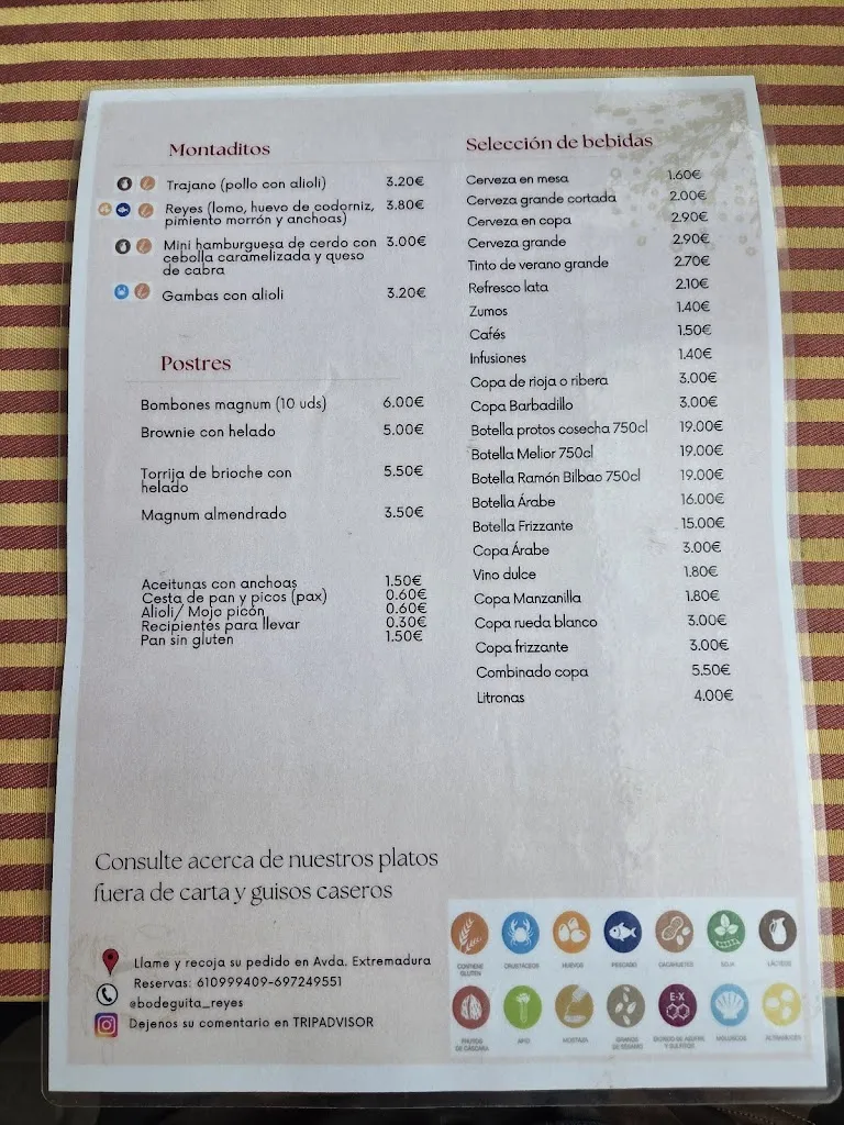 Menu_Bodeguita Reyes_Santiponce_image_4