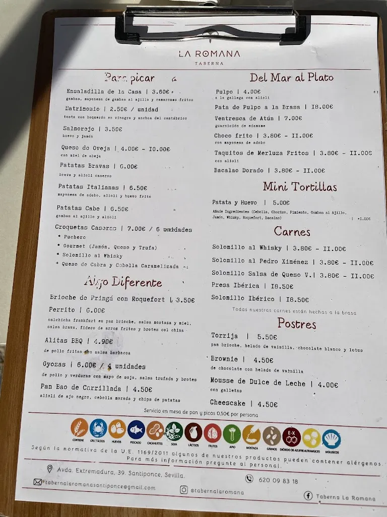 Menu_Taberna La Romana_Santiponce_image_2