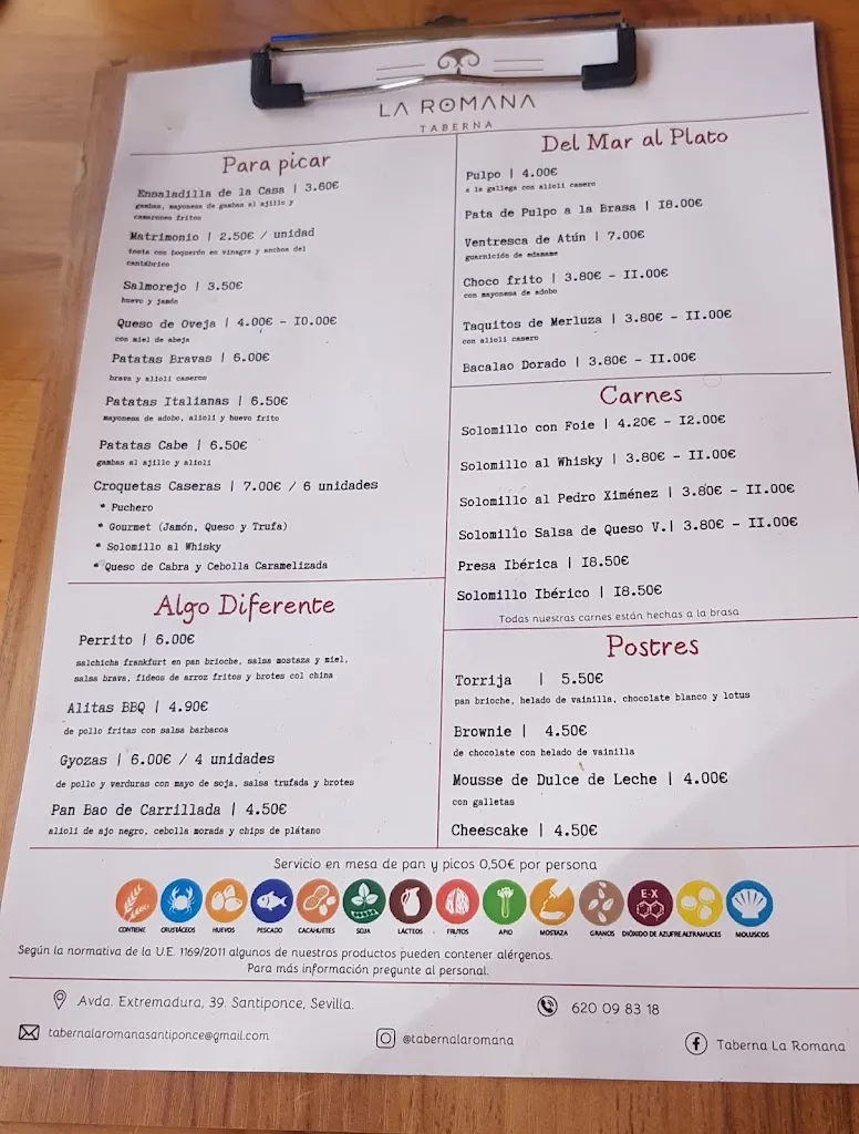 Menu_Taberna La Romana_Santiponce_image_3