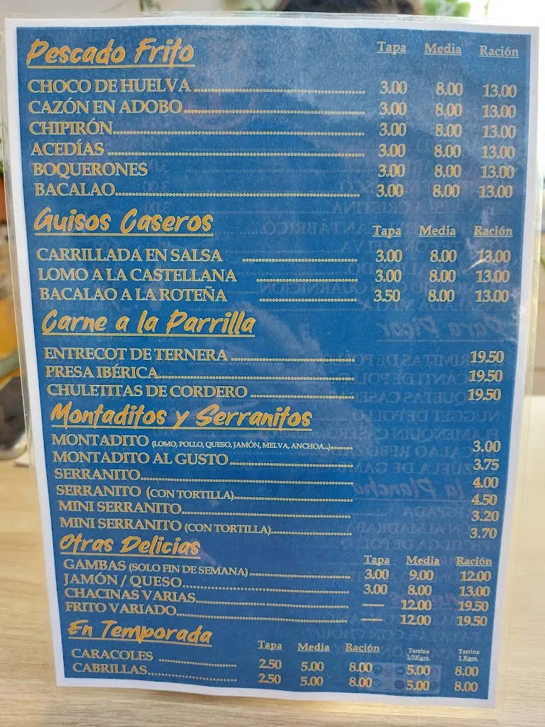 Menü_Bar El Barranco_Santiponce_Bild_4