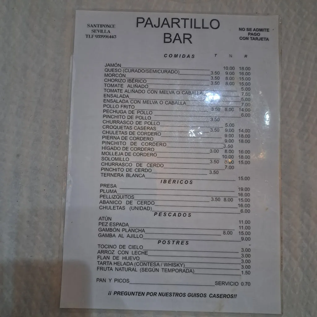 Menu_Pajartillo Bar_Santiponce_image_3