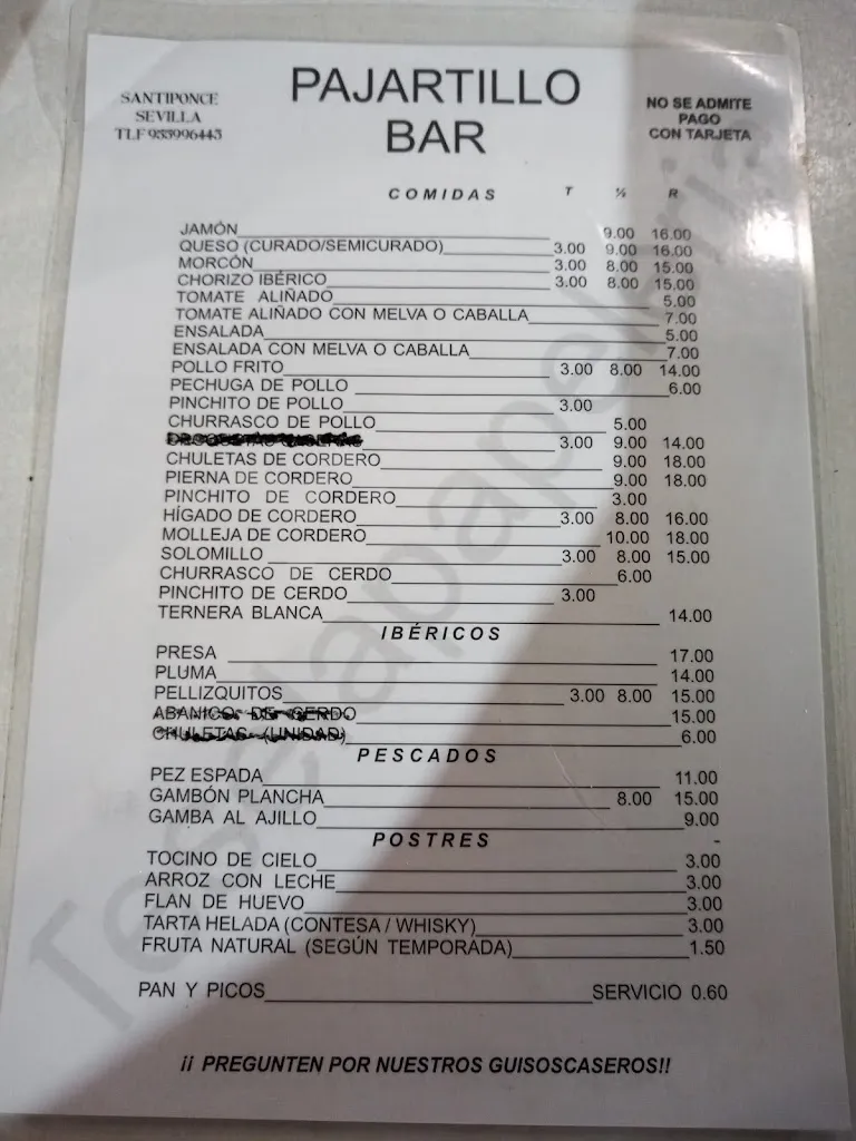 Menu_Pajartillo Bar_Santiponce_image_4