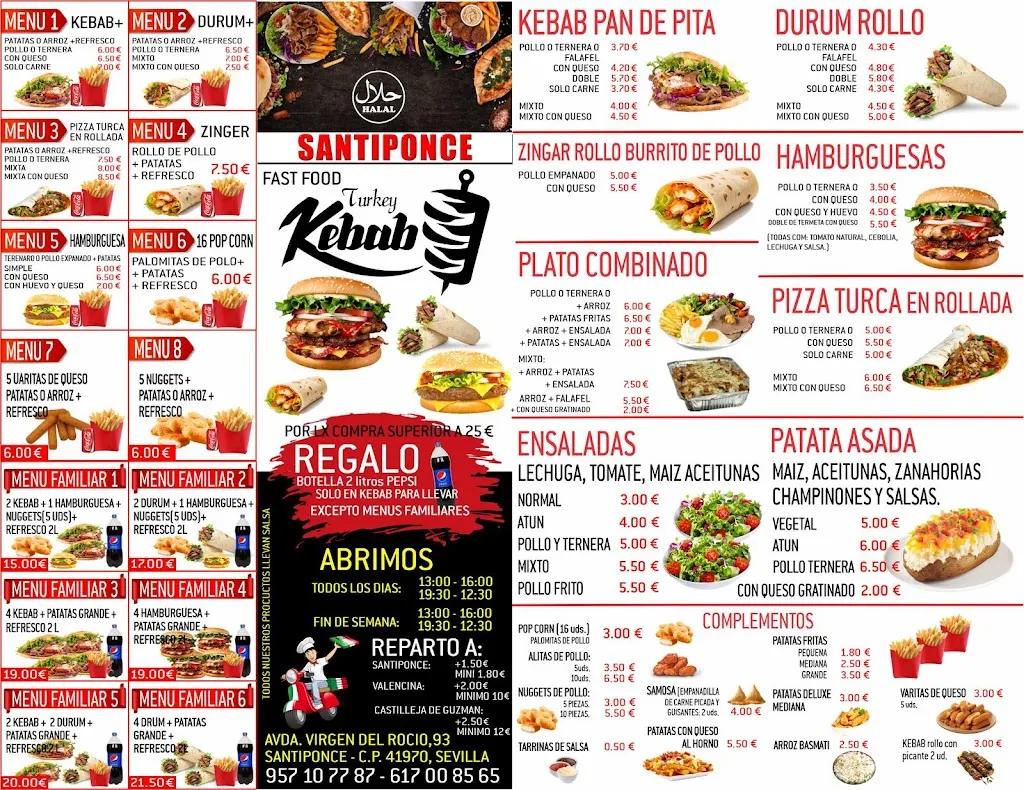 Menu_Turkey kebab santiponce_Santiponce_image_2