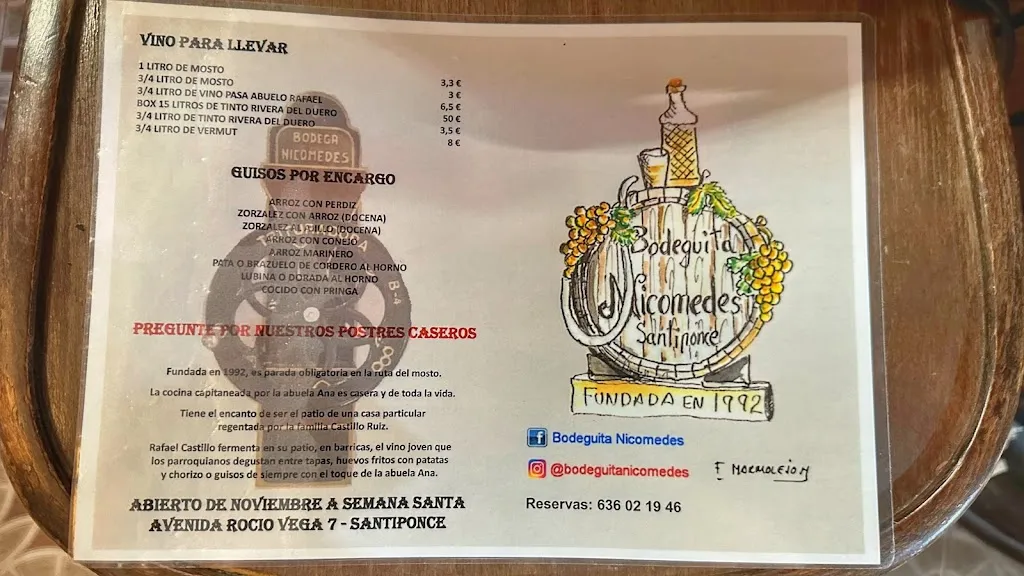 Menu_Bodeguita Nicomedes._Santiponce_immagine_4