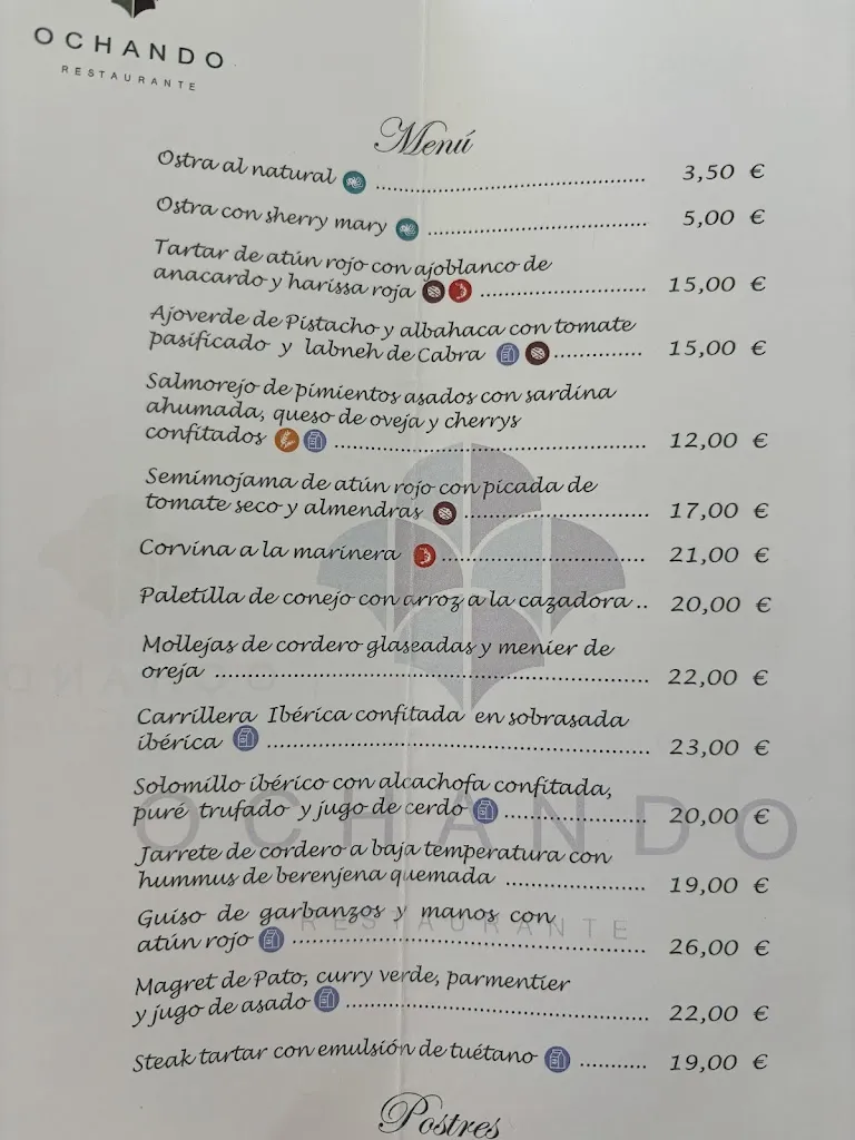 Menu_Ochando Restaurante_Tocina_image_1