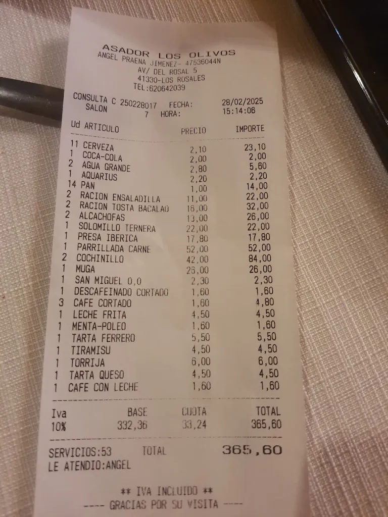 Enrique El Pro_Restaurante Asador Los Olivos_Tocina_review