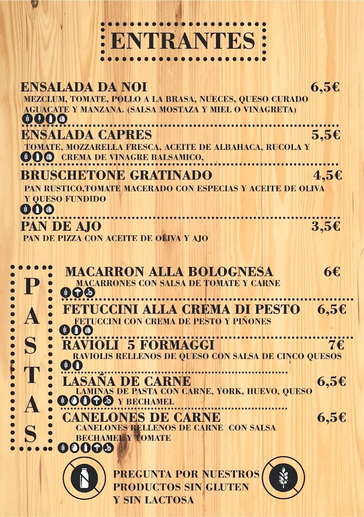 Menü_Pizzería DA NOI_Tocina_Bild_2