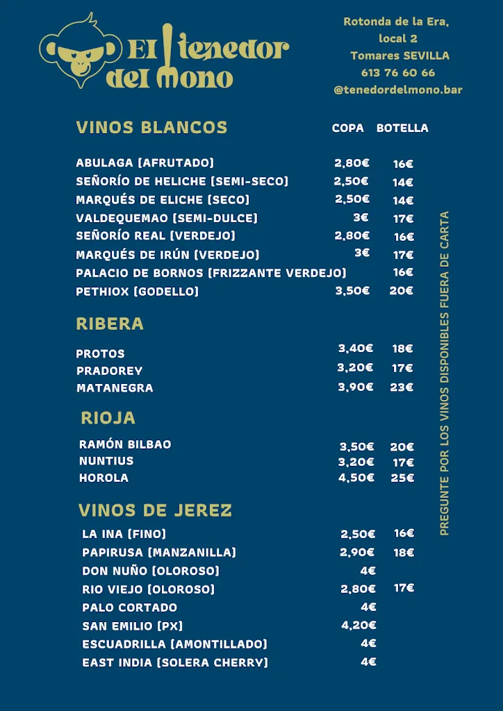 Menü_El Tenedor del Mono_Tomares_Bild_3