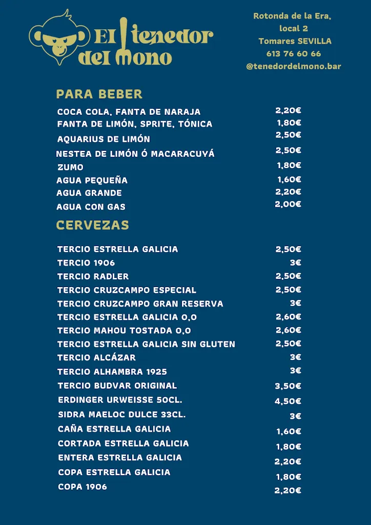 Menü_El Tenedor del Mono_Tomares_Bild_4