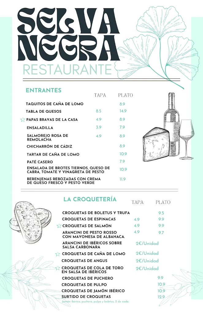 Menu_Restaurante Selva Negra Tapas_Tomares_image_1