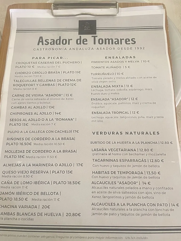 Menu_Asador de Tomares_Tomares_immagine_1
