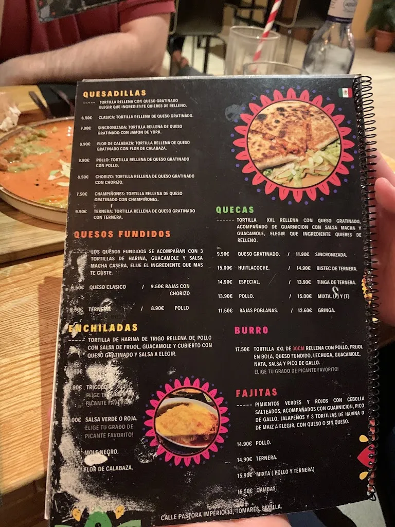 Menu_Tekila Restaurante Mexicano Tomares_Tomares_image_1