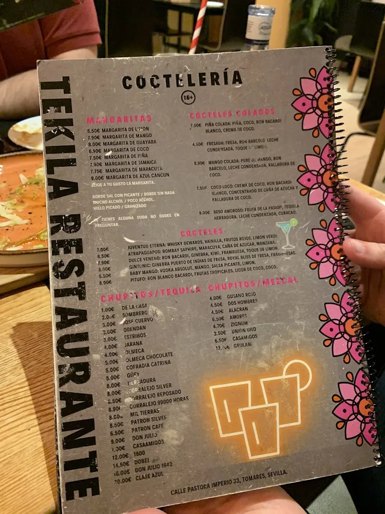 Menu_Tekila Restaurante Mexicano Tomares_Tomares_image_3