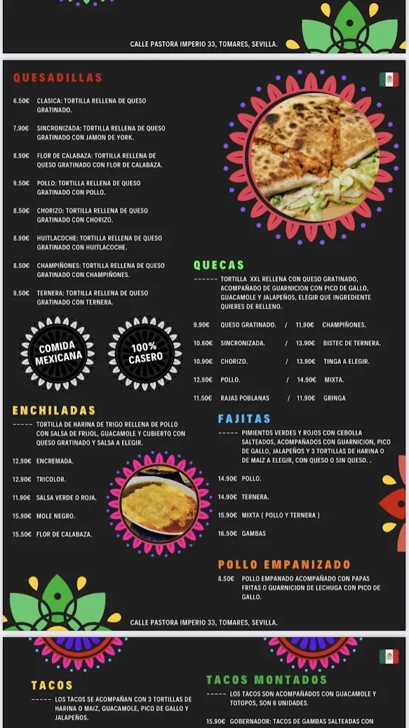 Menu_Tekila Restaurante Mexicano Tomares_Tomares_image_4