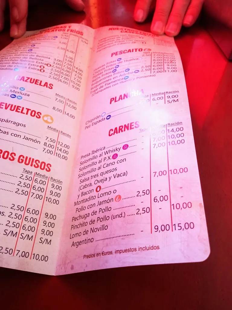 Menu_Bodega Bar El Cano_Umbrete_image_3