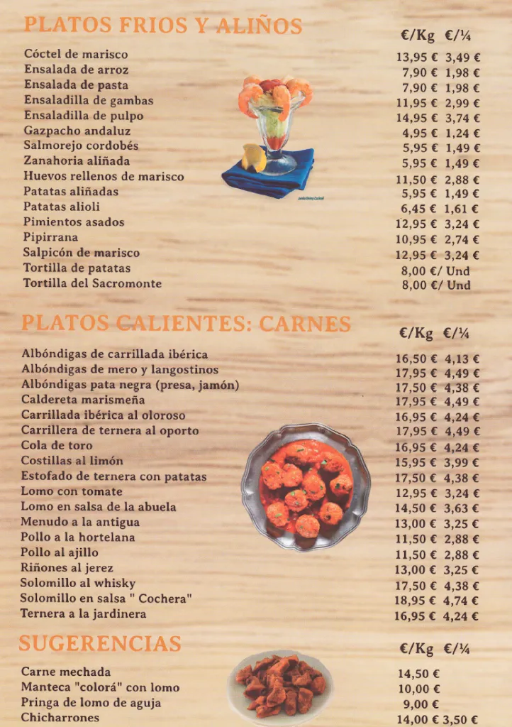 Menu_Mechada Gourmet Comidas Caseras Tradicionales_Umbrete_immagine_3