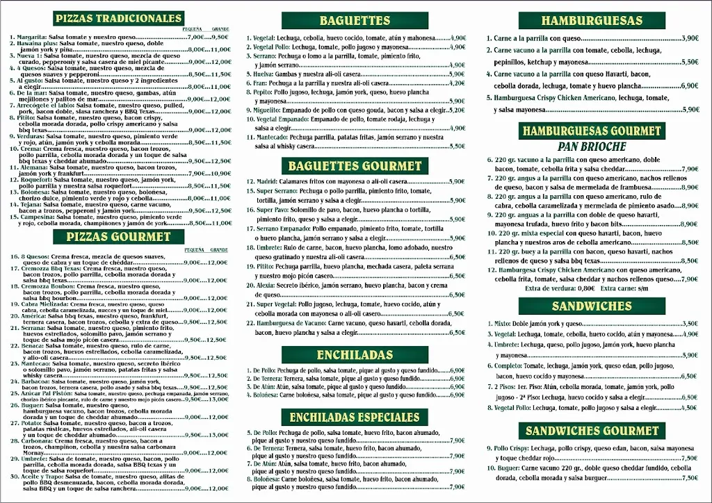 Menu_Cafetería pizzería Umbrete_Umbrete_image_1