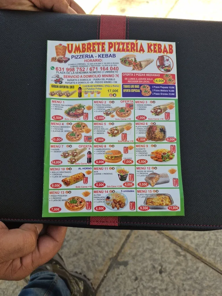 Menu_Umbrete pizzeria kebab_Umbrete_image_1