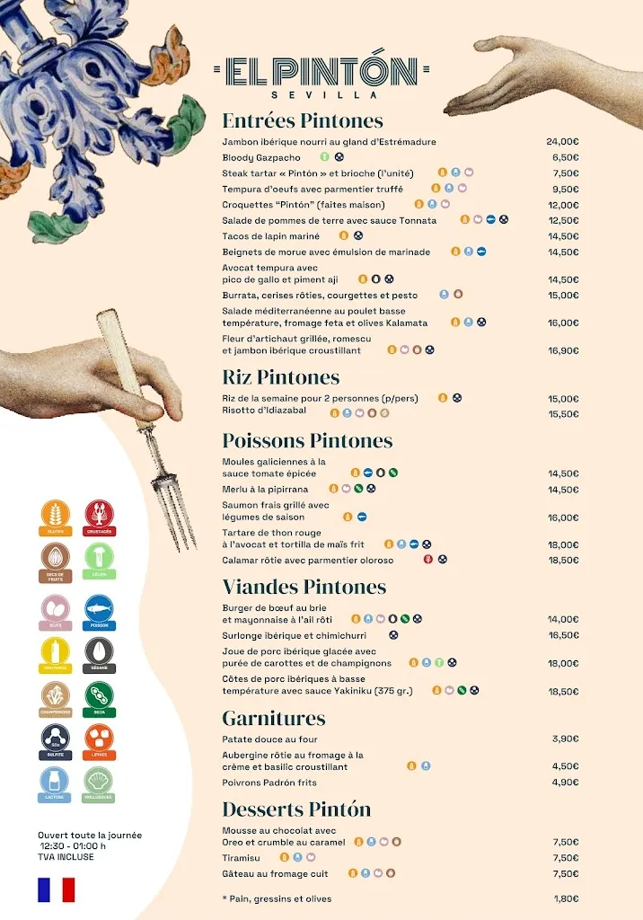 Menu_Restaurante El Pintón_Sevilla_image_1