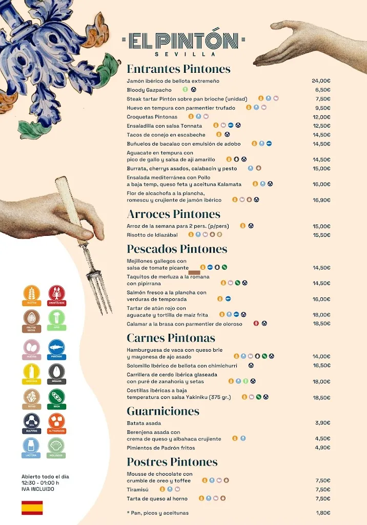 Menu_Restaurante El Pintón_Sevilla_image_3