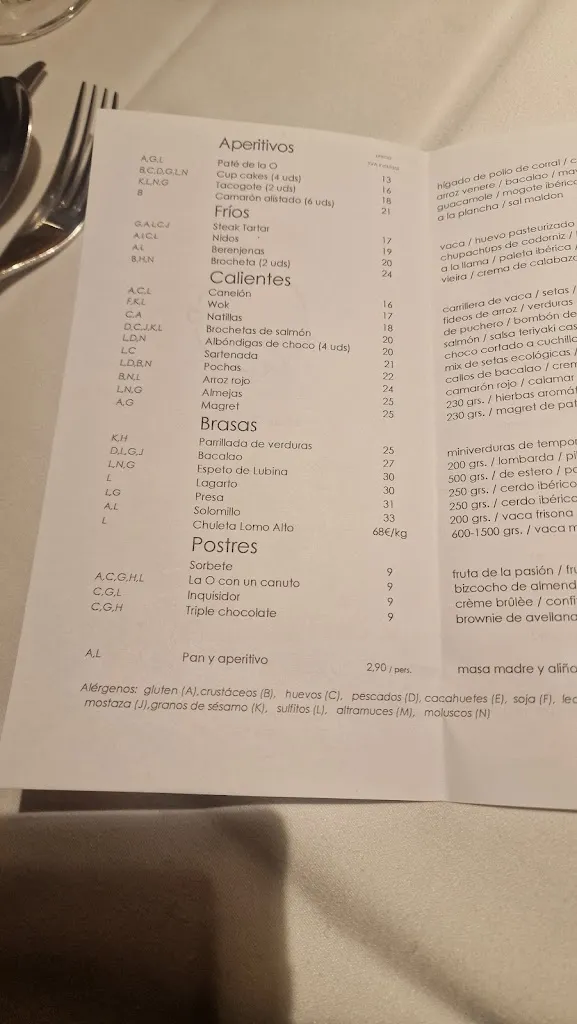 Menu_Restaurante Terraza De La O | Alta Cocina Andaluza en Sevilla_Sevilla_image_3