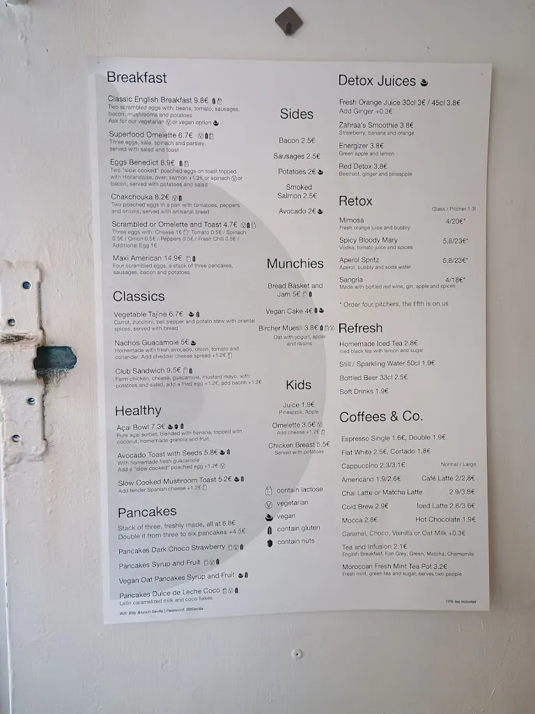 Menu_Billy Brunch Sevilla_Sevilla_image_1
