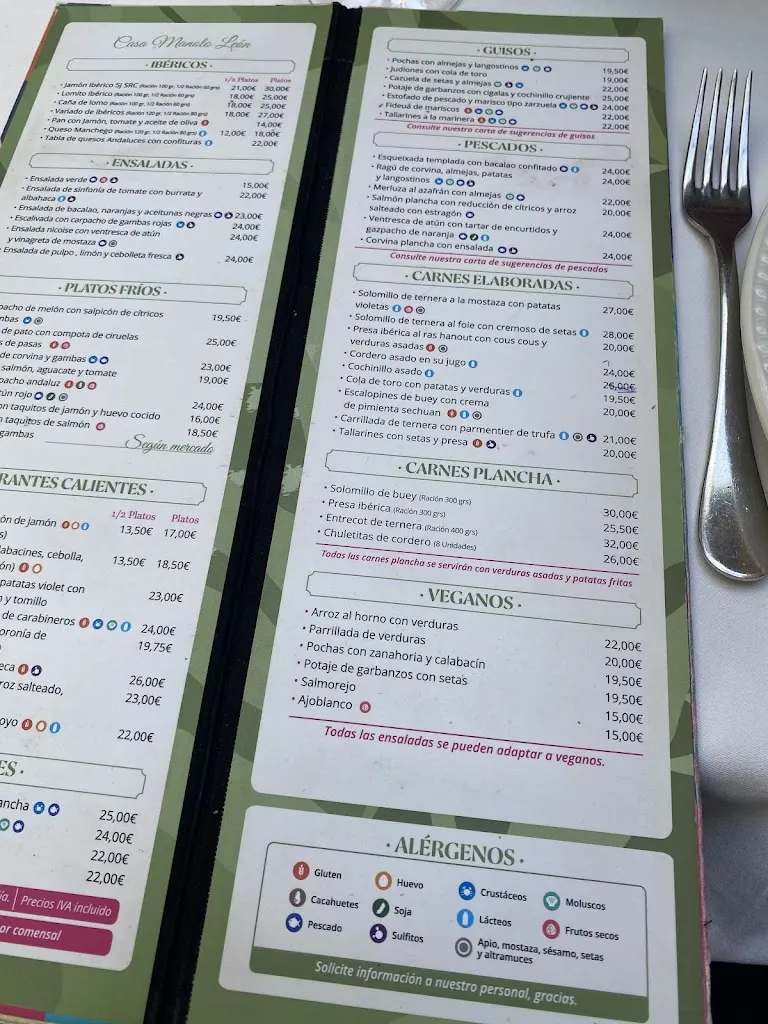 Menu_Casa Manolo León_Sevilla_image_3