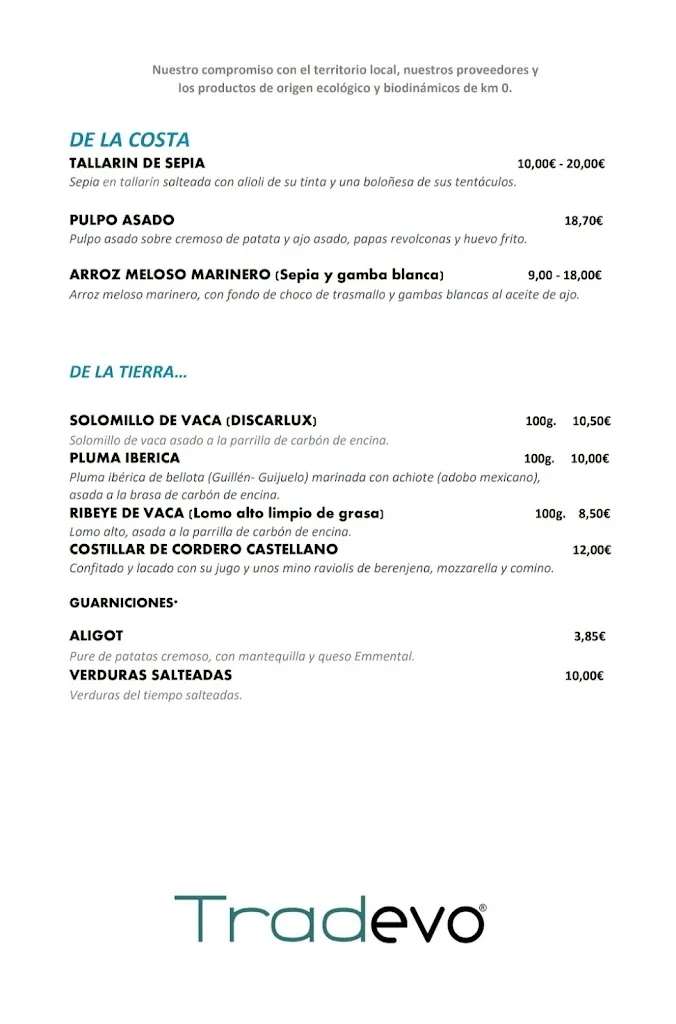 Menu_Tradevo Centro_Sevilla_image_3