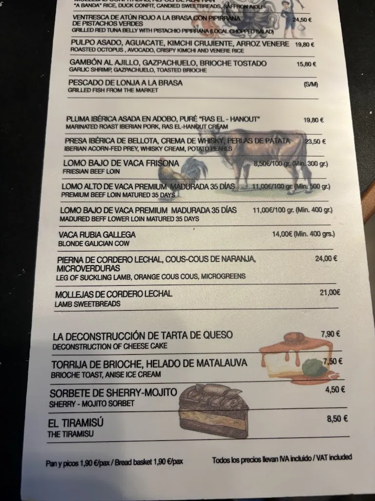 Menu_El Traga_Sevilla_image_4
