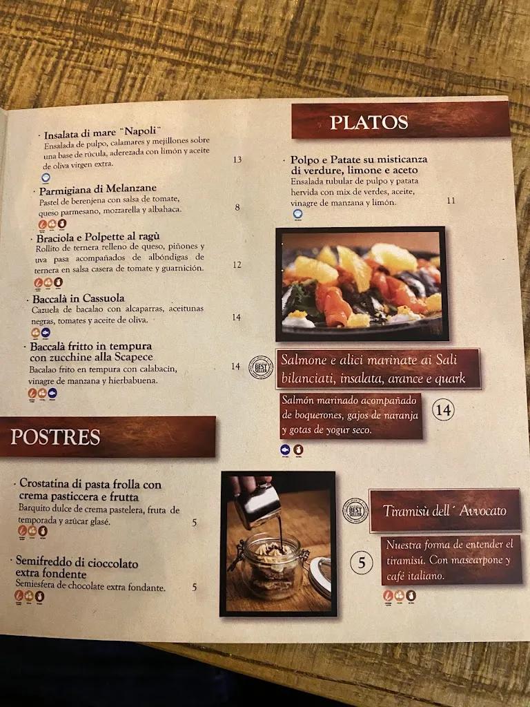Menu_Il Ristorantino Dell´Avvocato Sevilla_Sevilla_image_4