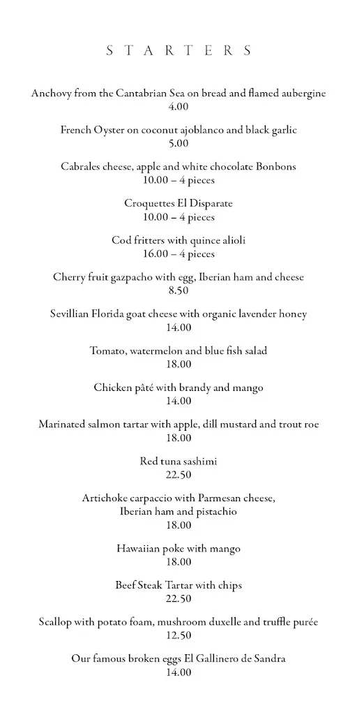 Menu_El Disparate_Sevilla_image_2