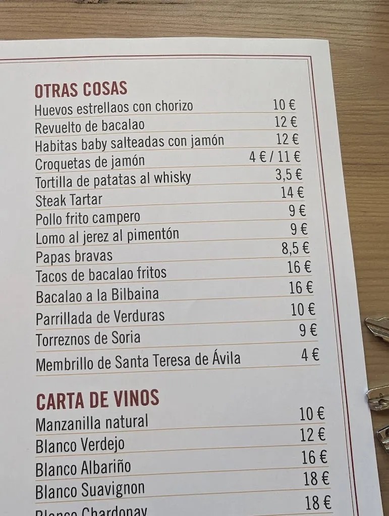 Menu_Bar restaurante Infanta Sevilla_Sevilla_image_3