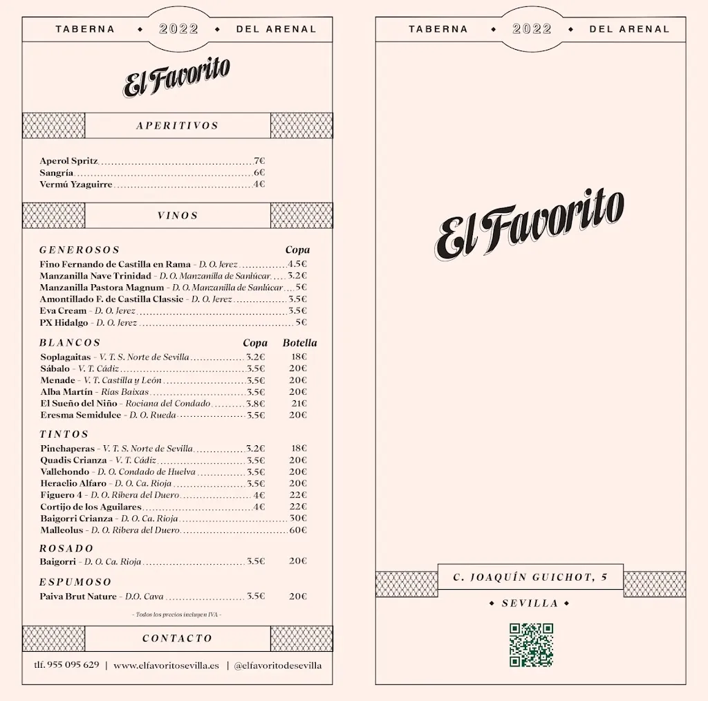 Menu_El Favorito - Bar de tapas | El Arenal, Sevilla_Sevilla_image_4
