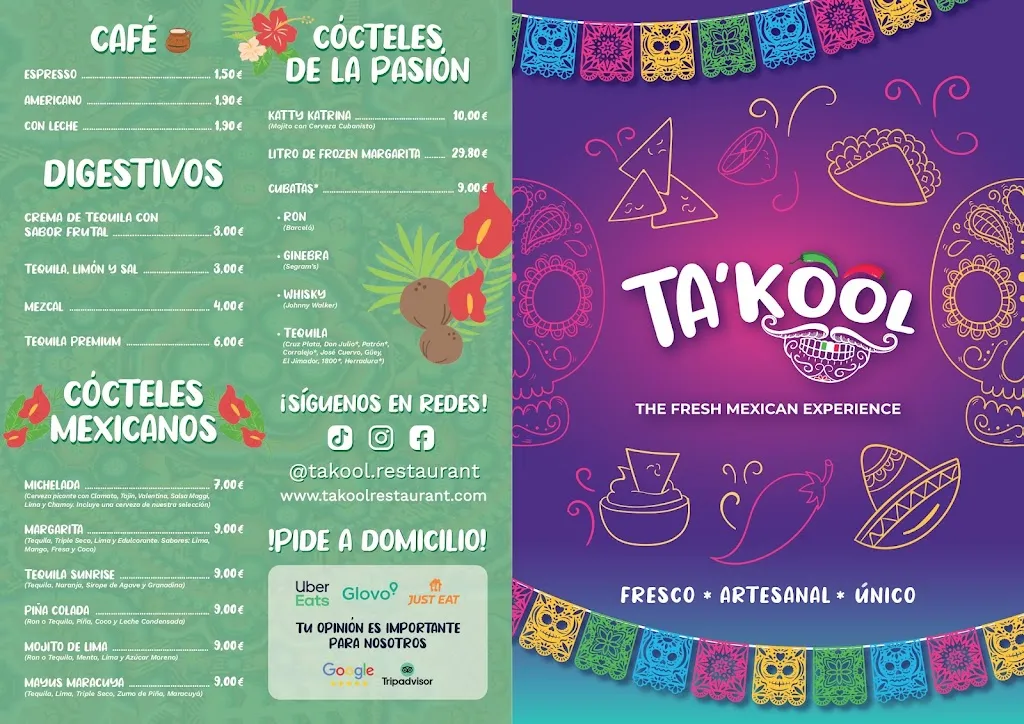 Menu_TaKool - Restaurante Mexicano Sevilla_Sevilla_image_2