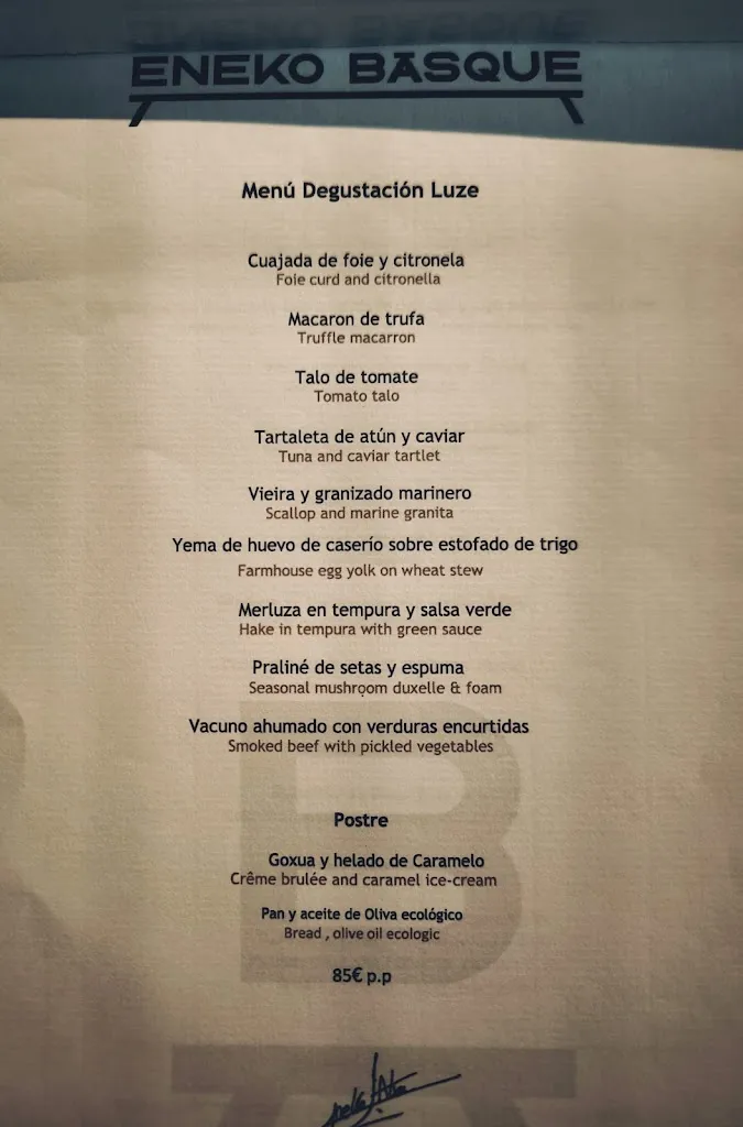Menü_Eneko Basque_Sevilla_Bild_3