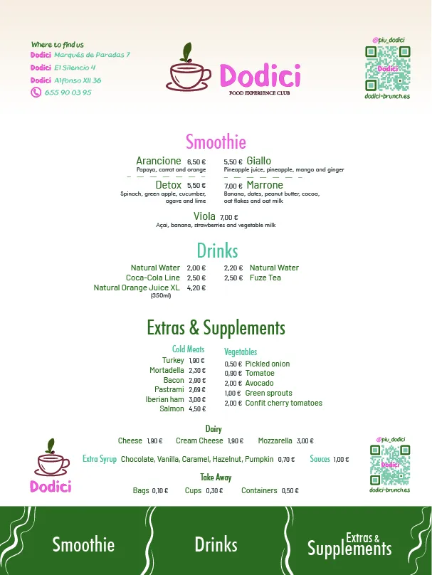 Menu_DODICI | Brunch Sevilla_Sevilla_image_4