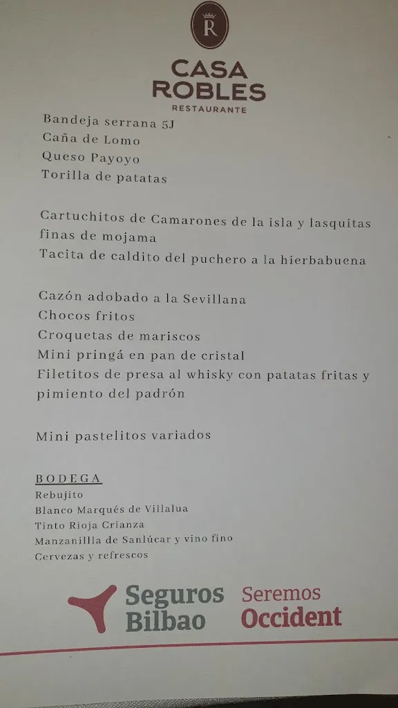 Menu_Restaurante Casa Robles_Sevilla_image_3