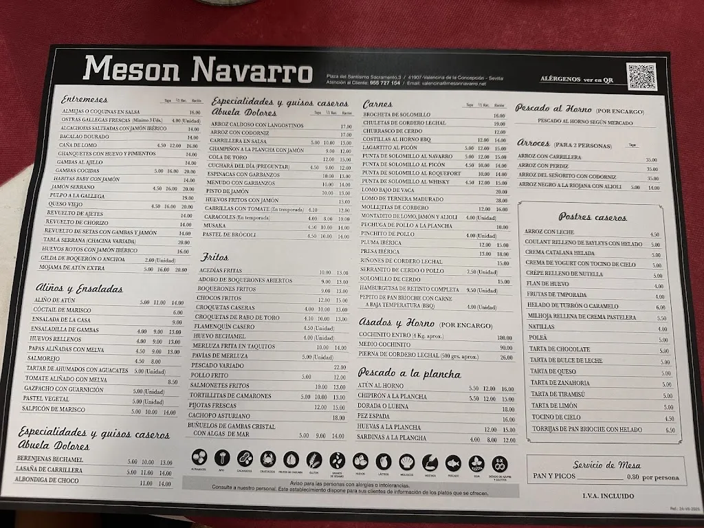 Menu_Restaurante Mesón Navarro_Valencina de la Concepción_image_1