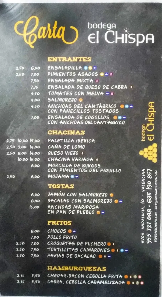 Menu_El Chispa_Valencina de la Concepción_image_2