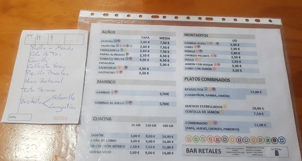 Menu_Los Retales_Valencina de la Concepción_image_2