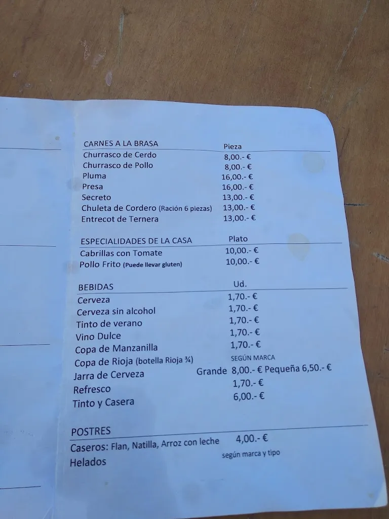 Menu_Bar Las 4 Esquinas_Valencina de la Concepción_immagine_1