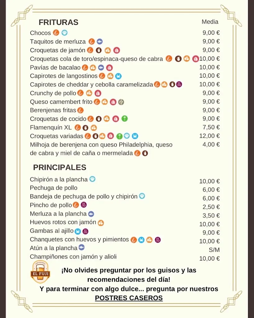 Menu_Cervecería El Fuji_Valencina de la Concepción_image_1